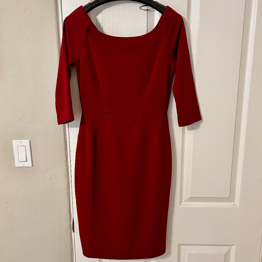 Lulus Red Off-The-Shoulder Midi Dress